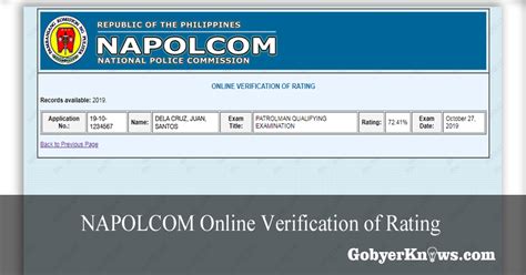 napolcom verification of rating|How to Verify NAPOLCOM Exam Ratings Online .